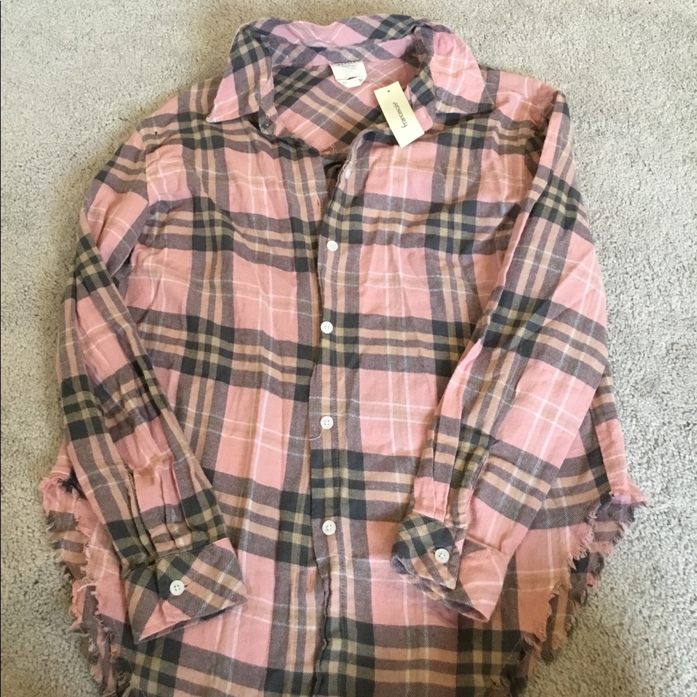 Francesca’s Plaid button down